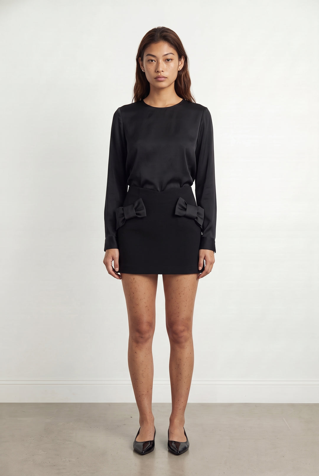 Jupe Courte Noire - Taille S/36 de la marque Claudie Pierlot | PARAD113908 - Vendu par Paradigme - Image 1