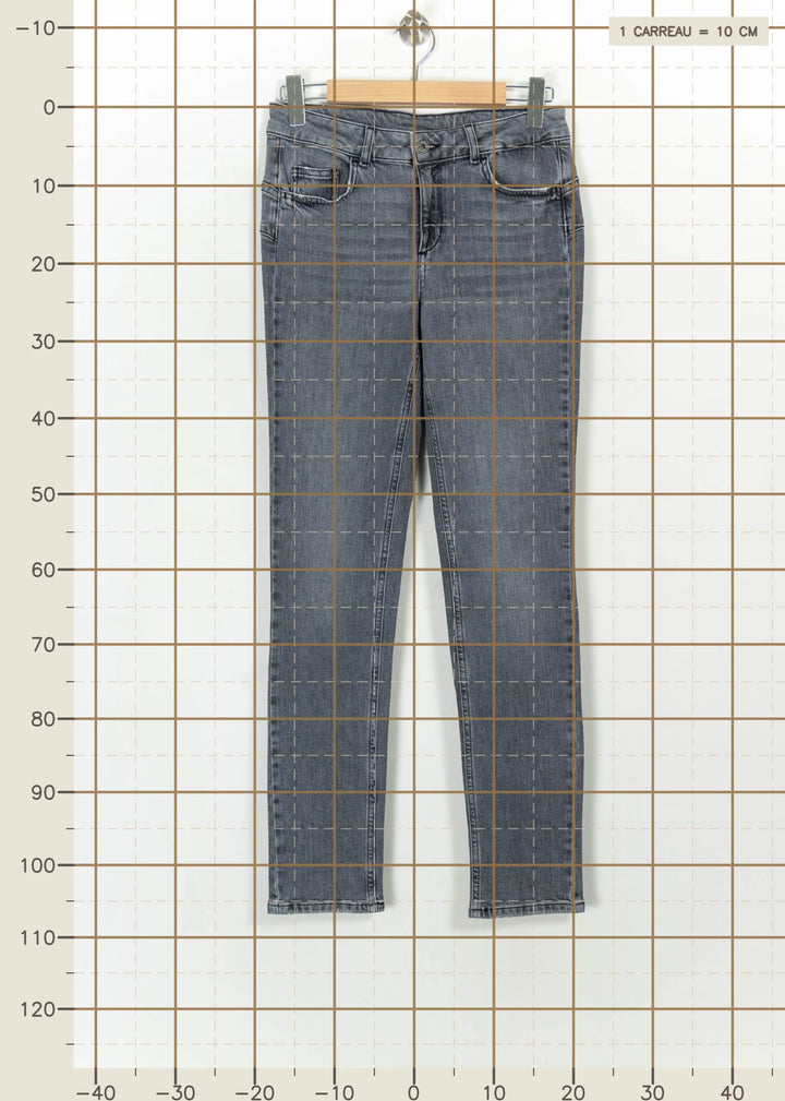 Jean Gris - Taille L/40 de la marque Liu Jo | PARAD113909 - Vendu par Paradigme - Image 4