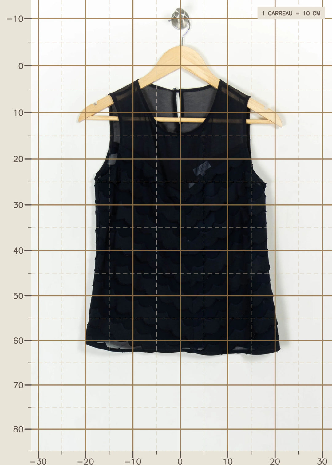 Débardeur Bleu - Taille S/36 de la marque Claudie Pierlot | PARAD113911 - Vendu par Paradigme - Image 4