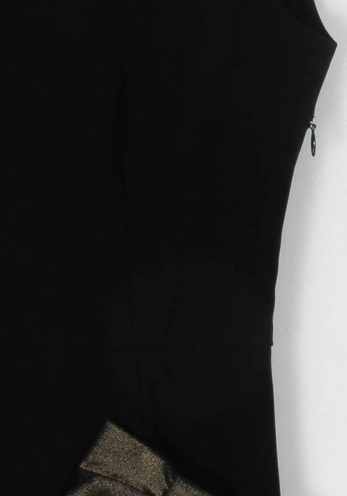 Robe Courte Noire et Dorée - Taille S/36 de la marque Claudie Pierlot | PARAD113913 - Vendu par Paradigme - Image 3