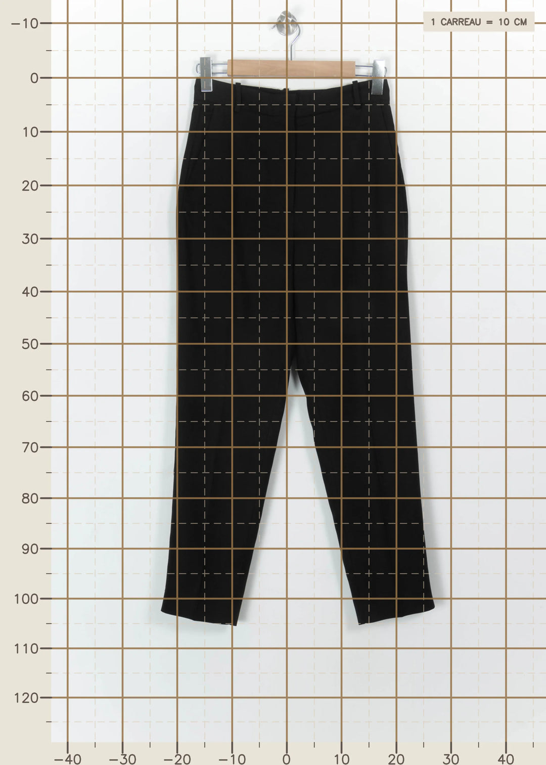 Pantalon Noir - Taille S/36 de la marque Sandro | PARAD113914 - Vendu par Paradigme - Image 4