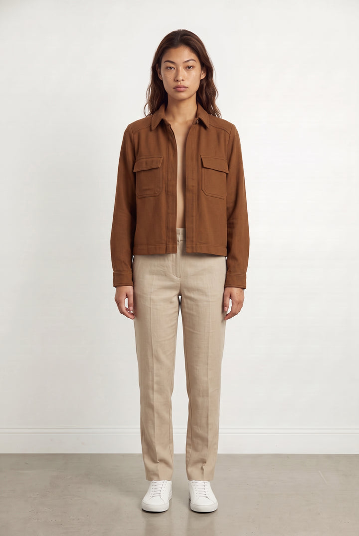 Surchemise Marron - Taille S/36 de la marque Sessùn | PARAD113921 - Vendu par Paradigme - Image 1