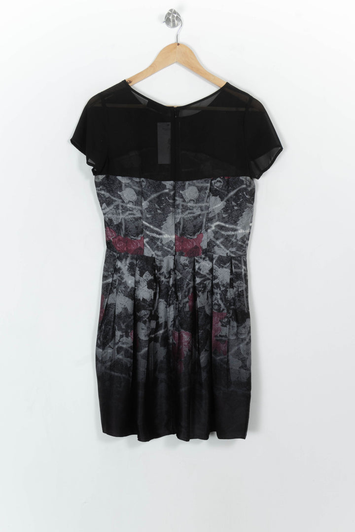 Robe Courte Noire et Rouge - Taille S/36 de la marque The Kooples | PARAD113923 - Vendu par Paradigme - Image 5