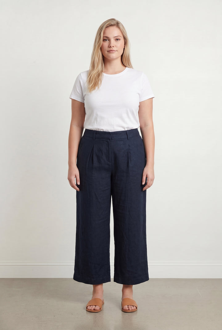 Pantalon Large Bleu - Taille XL/42 de la marque Maison 123 | PARAD113926 - Vendu par Paradigme - Image 1