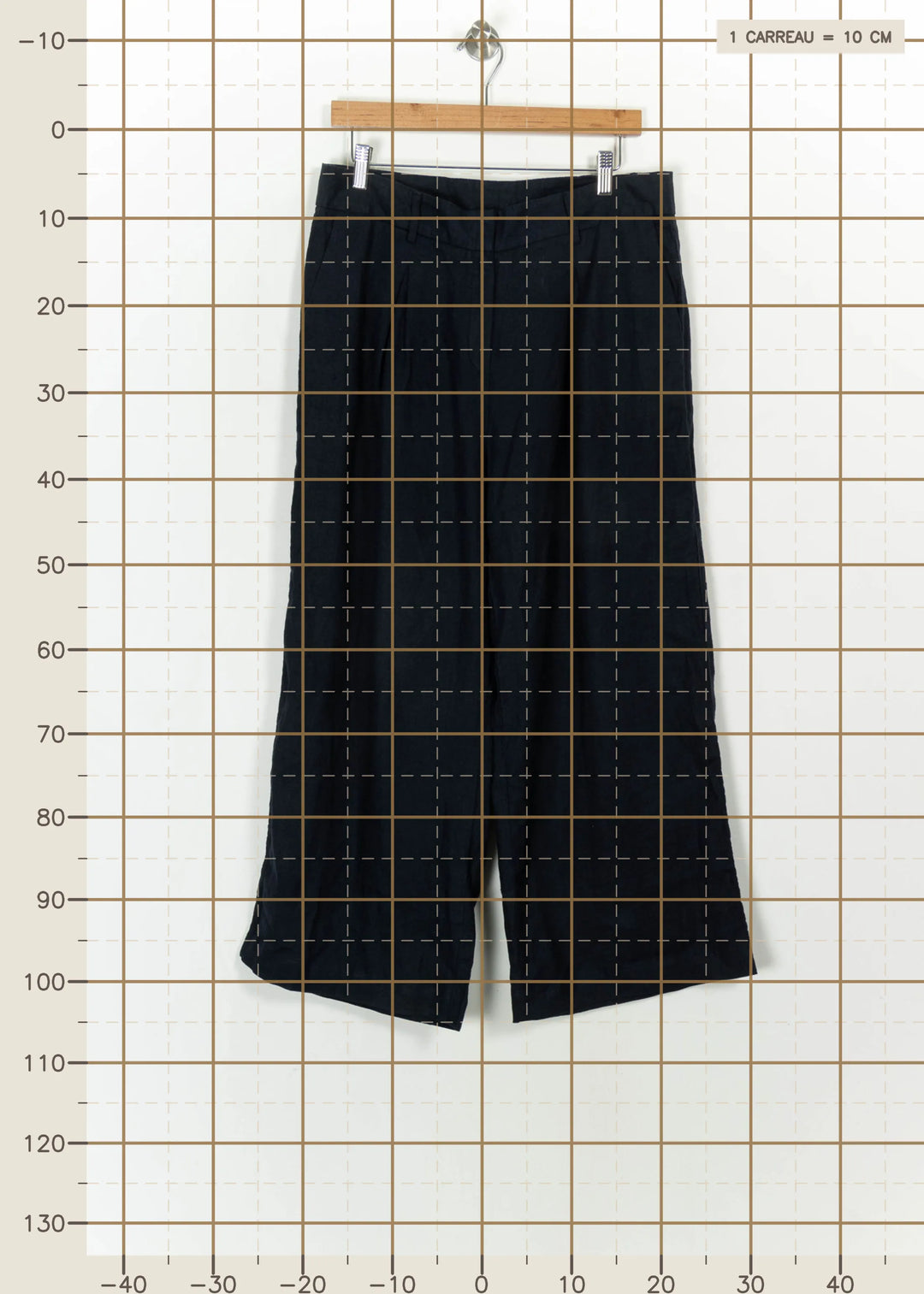 Pantalon Large Bleu - Taille XL/42 de la marque Maison 123 | PARAD113926 - Vendu par Paradigme - Image 4