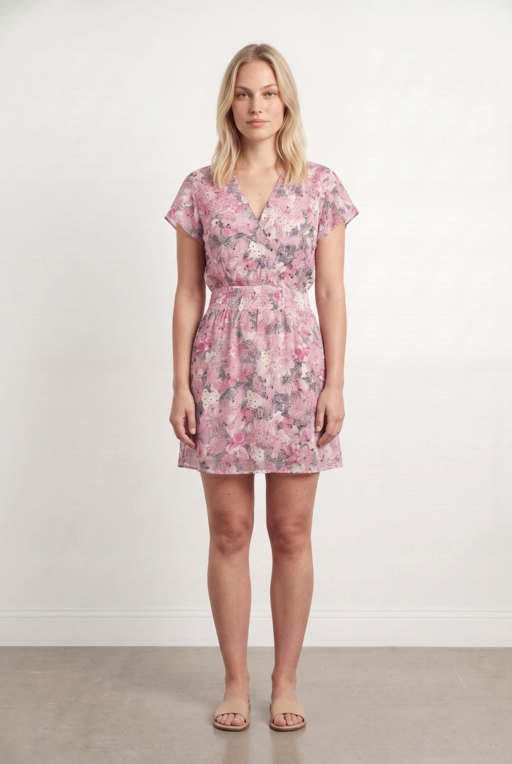 Robe Courte Rose - Taille L/40