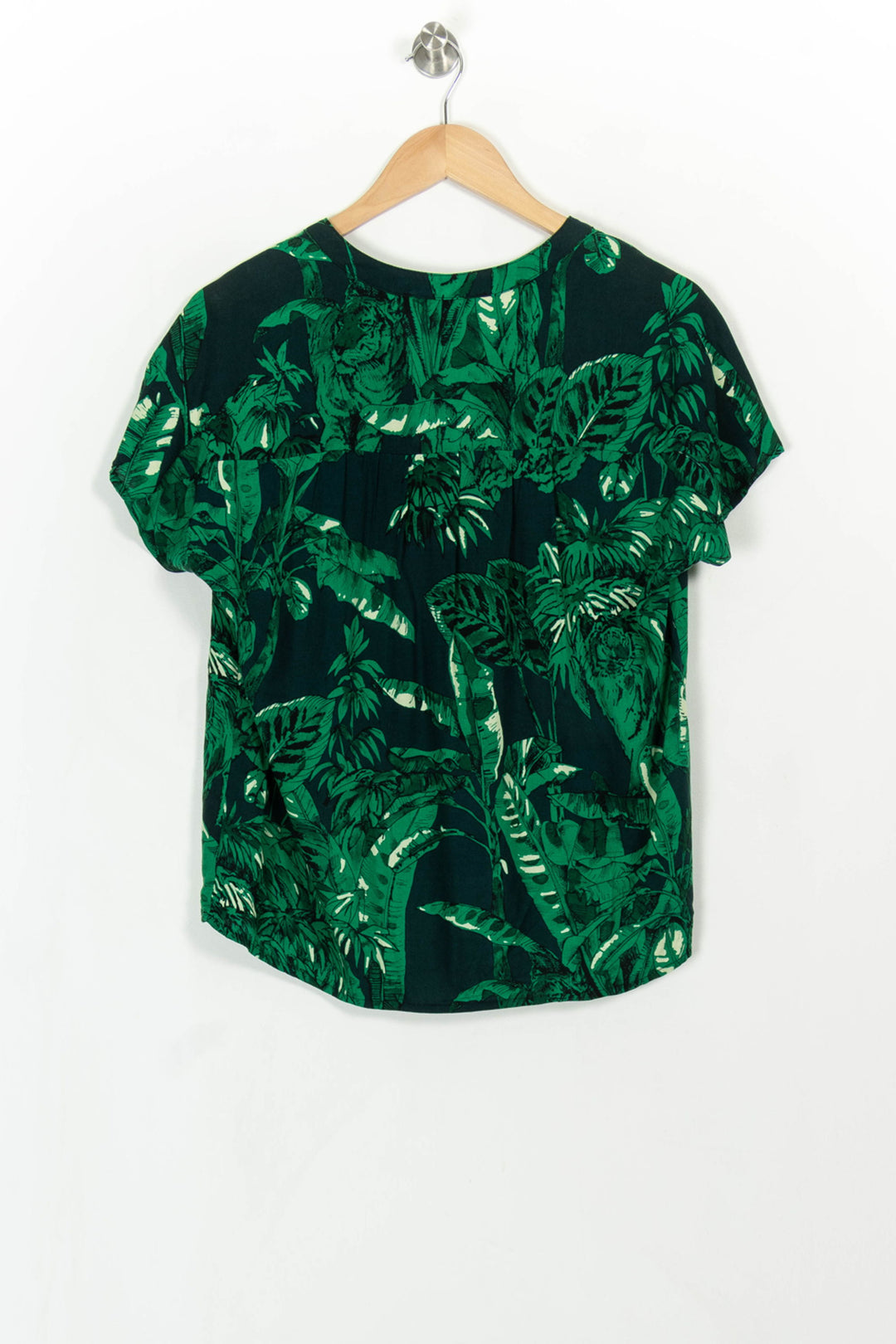 Blouse Verte et Noire - Taille M/38 de la marque La Fée Maraboutée | PARAD113969 - Vendu par Paradigme - Image 5