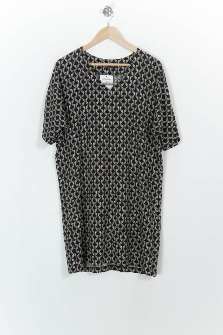 Robe Noire et Blanche - Taille XXL/44 de la marque La Fée Maraboutée | PARAD113973 - Vendu par Paradigme - Image 2