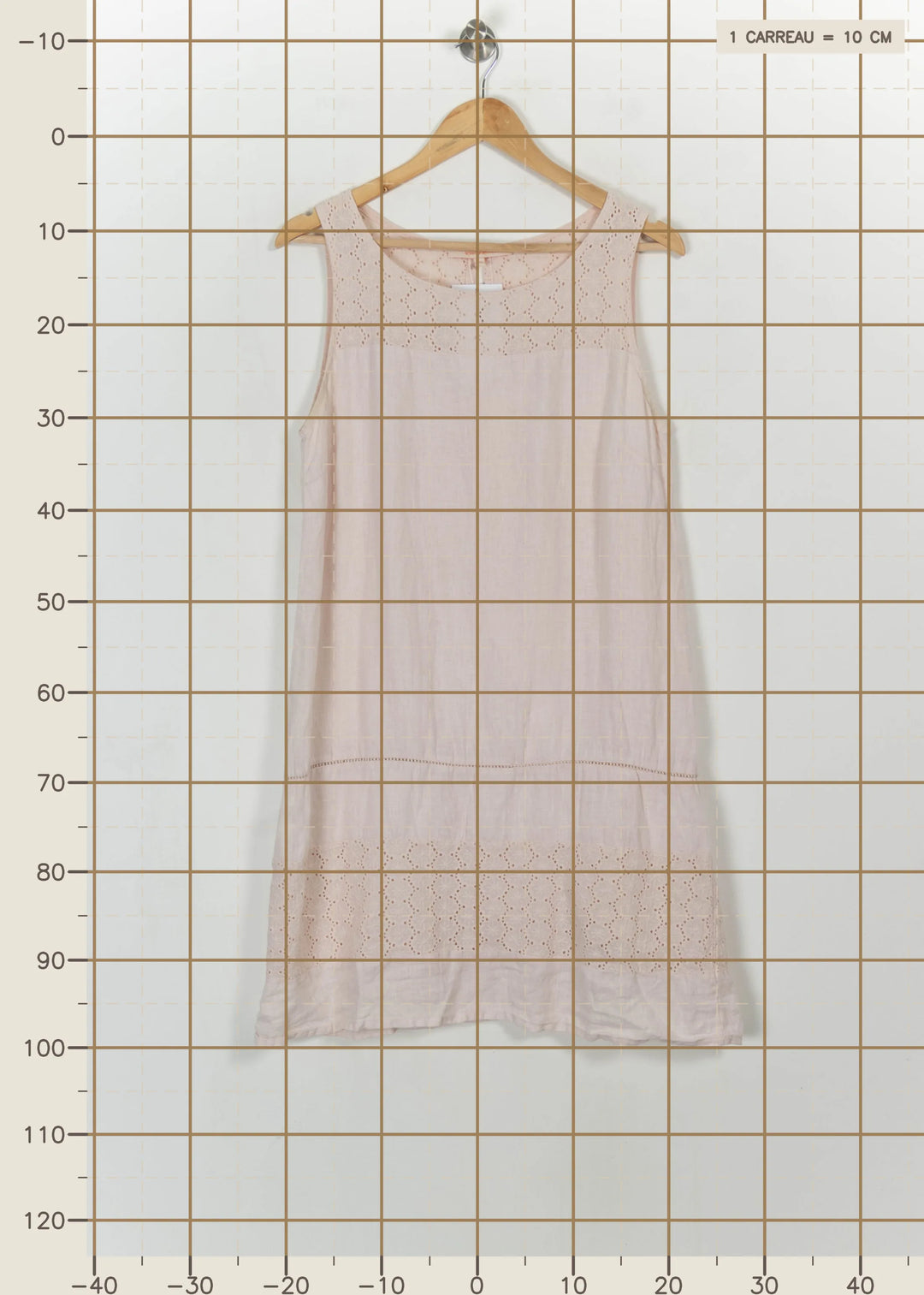 Robe Sans Manches Rose - Taille XL/42 de la marque La Fée Maraboutée | PARAD113976 - Vendu par Paradigme - Image 4