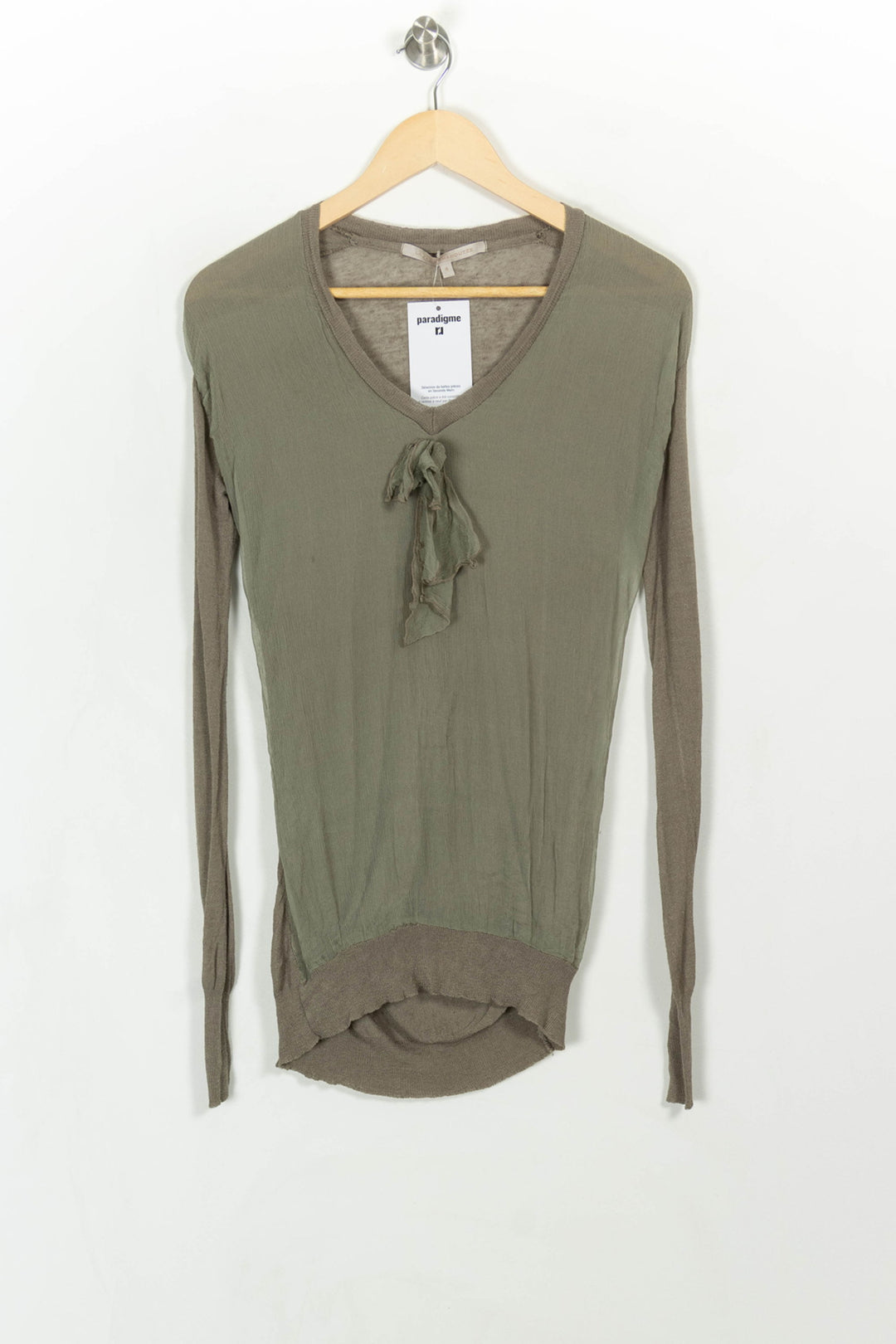 Blouse Verte - Taille XL/42 de la marque La Fée Maraboutée | PARAD113977 - Vendu par Paradigme - Image 2