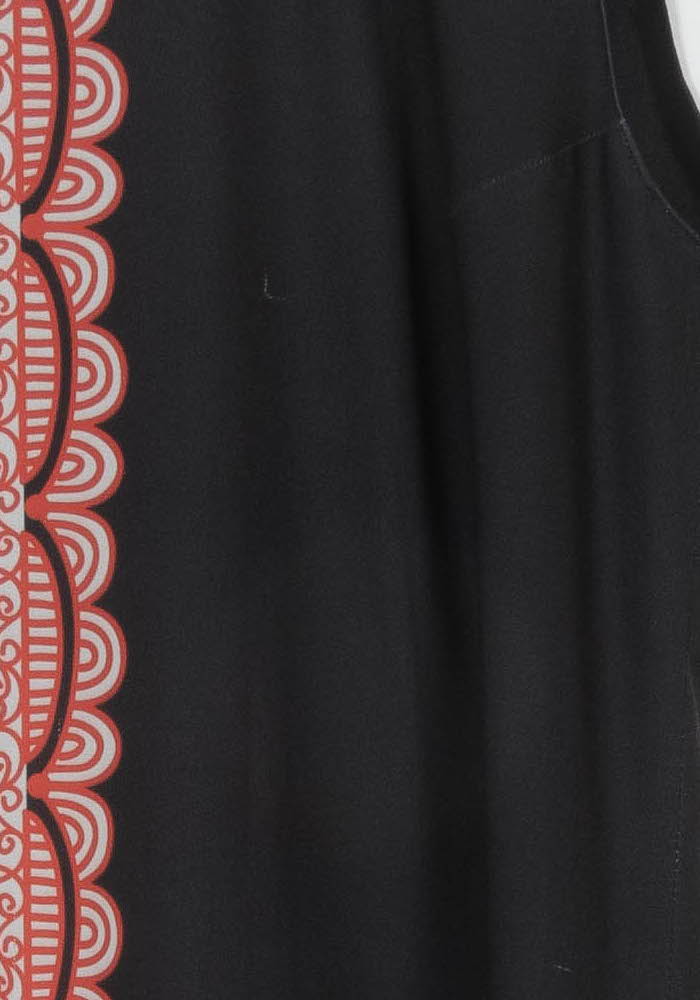 Robe Noire et Rouge - Taille XXL/44 de la marque La Fée Maraboutée | PARAD113978 - Vendu par Paradigme - Image 3