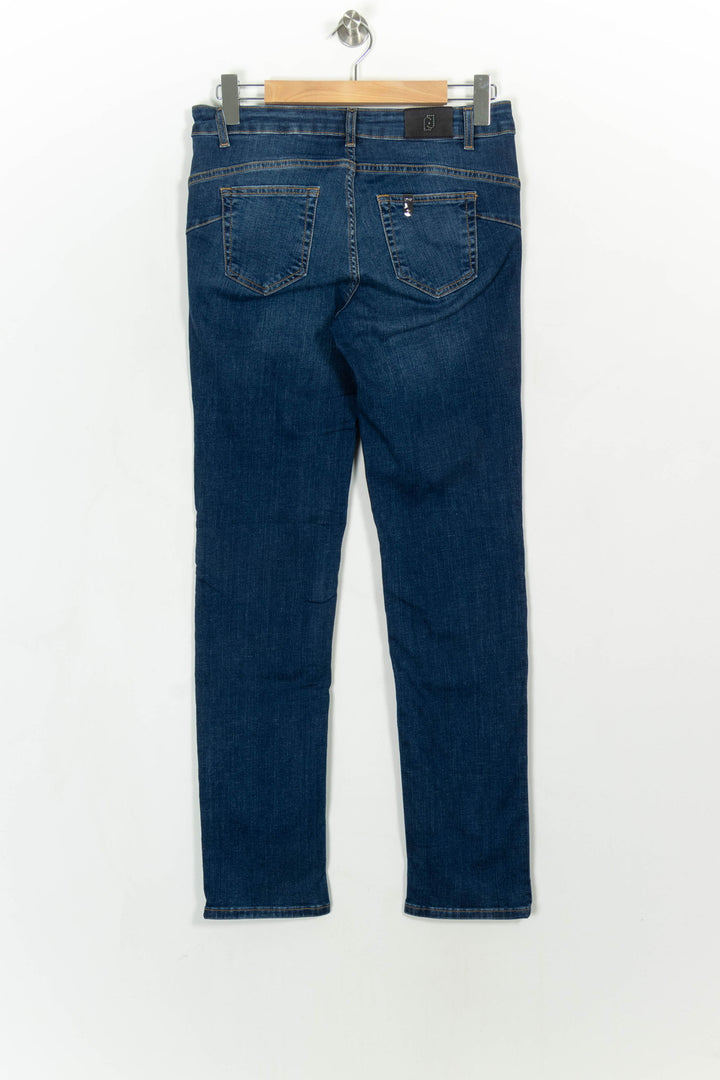 Jean Slim Bleu - Taille M/38 de la marque Liu Jo | PARAD113981 - Vendu par Paradigme - Image 5