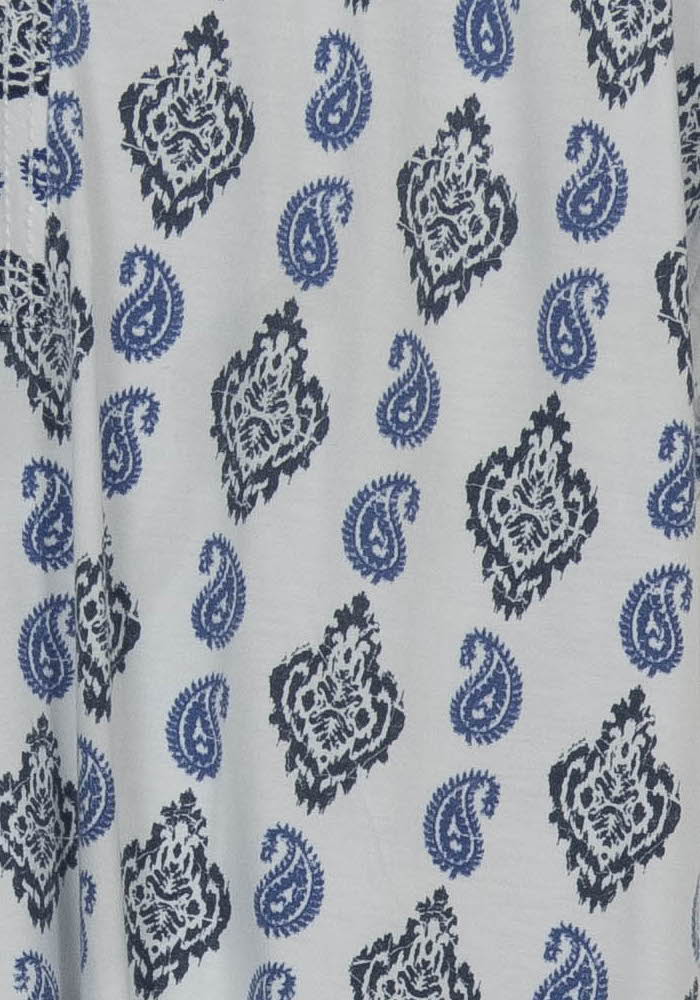 Blouse Blanche et Bleue - Taille L/40 de la marque Caroll | PARAD113986 - Vendu par Paradigme - Image 3