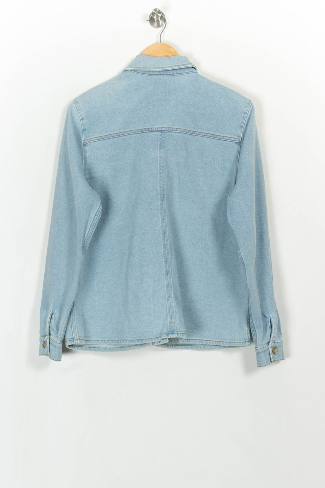 Veste en Jean Bleu Clair - Taille M/38 de la marque Sézane | PARAD113990 - Vendu par Paradigme - Image 5