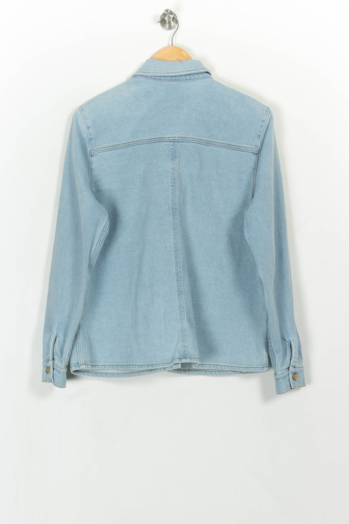 Veste en Jean Bleu Clair - Taille M/38 de la marque Sézane | PARAD113990 - Vendu par Paradigme - Image 5