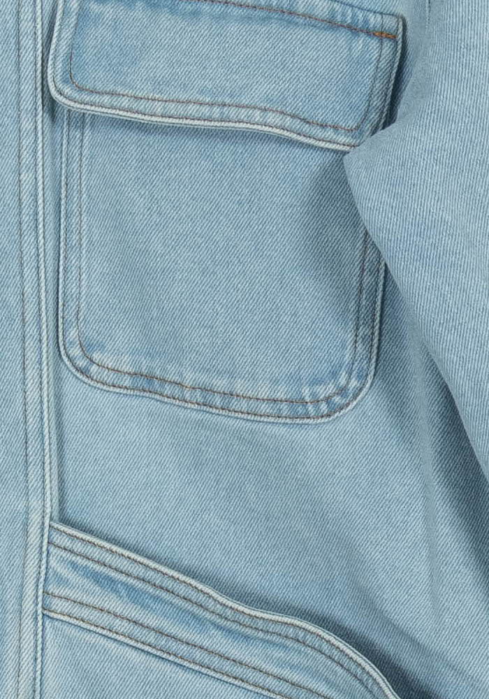 Veste en Jean Bleu Clair - Taille M/38 de la marque Sézane | PARAD113990 - Vendu par Paradigme - Image 3