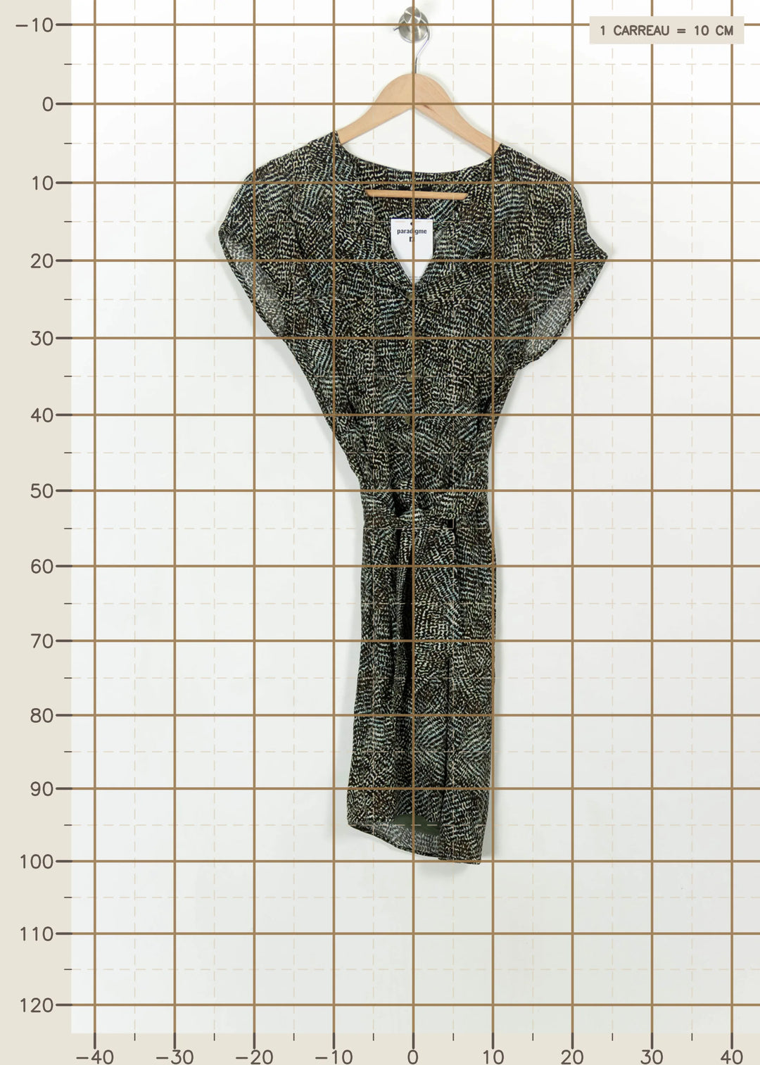 Robe Midi Verte - Taille M/38 de la marque One Step | PARAD114114 - Vendu par Paradigme - Image 4