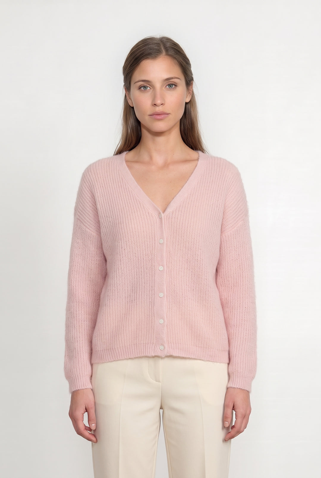 Cardigan Rose - Taille M/38 de la marque Caroll | PARAD114118 - Vendu par Paradigme - Image 1