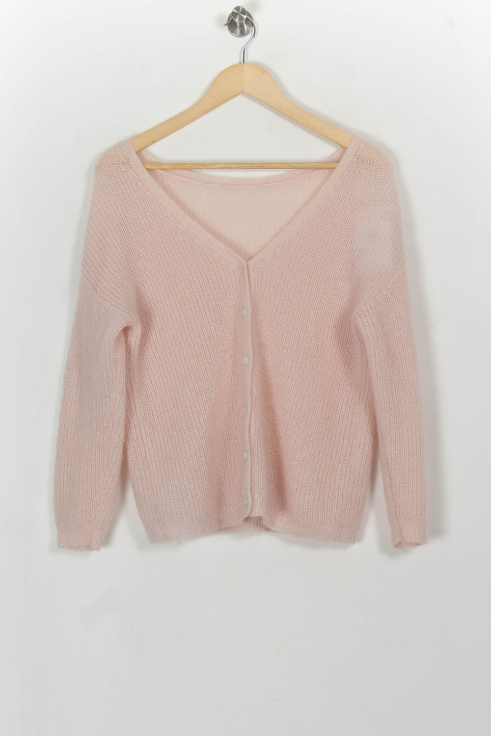 Cardigan Rose - Taille M/38 de la marque Caroll | PARAD114118 - Vendu par Paradigme - Image 2