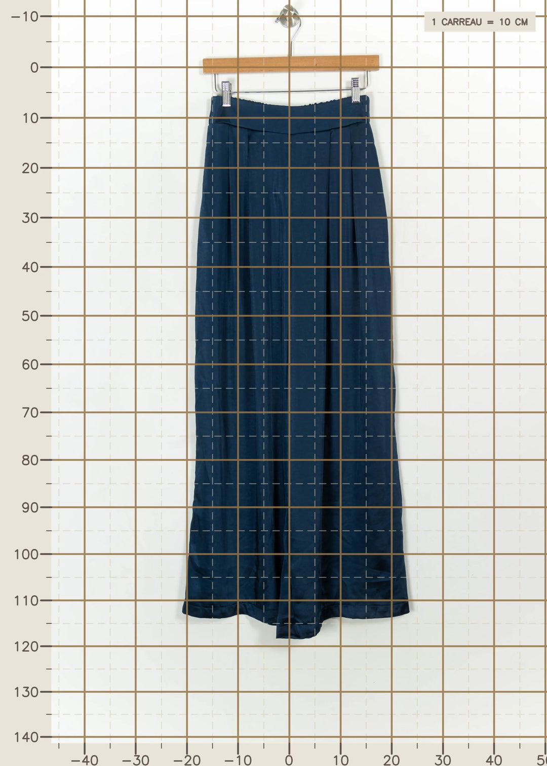 Pantalon Large Bleu - Taille S/36 de la marque Almé | PARAD114123 - Vendu par Paradigme - Image 4