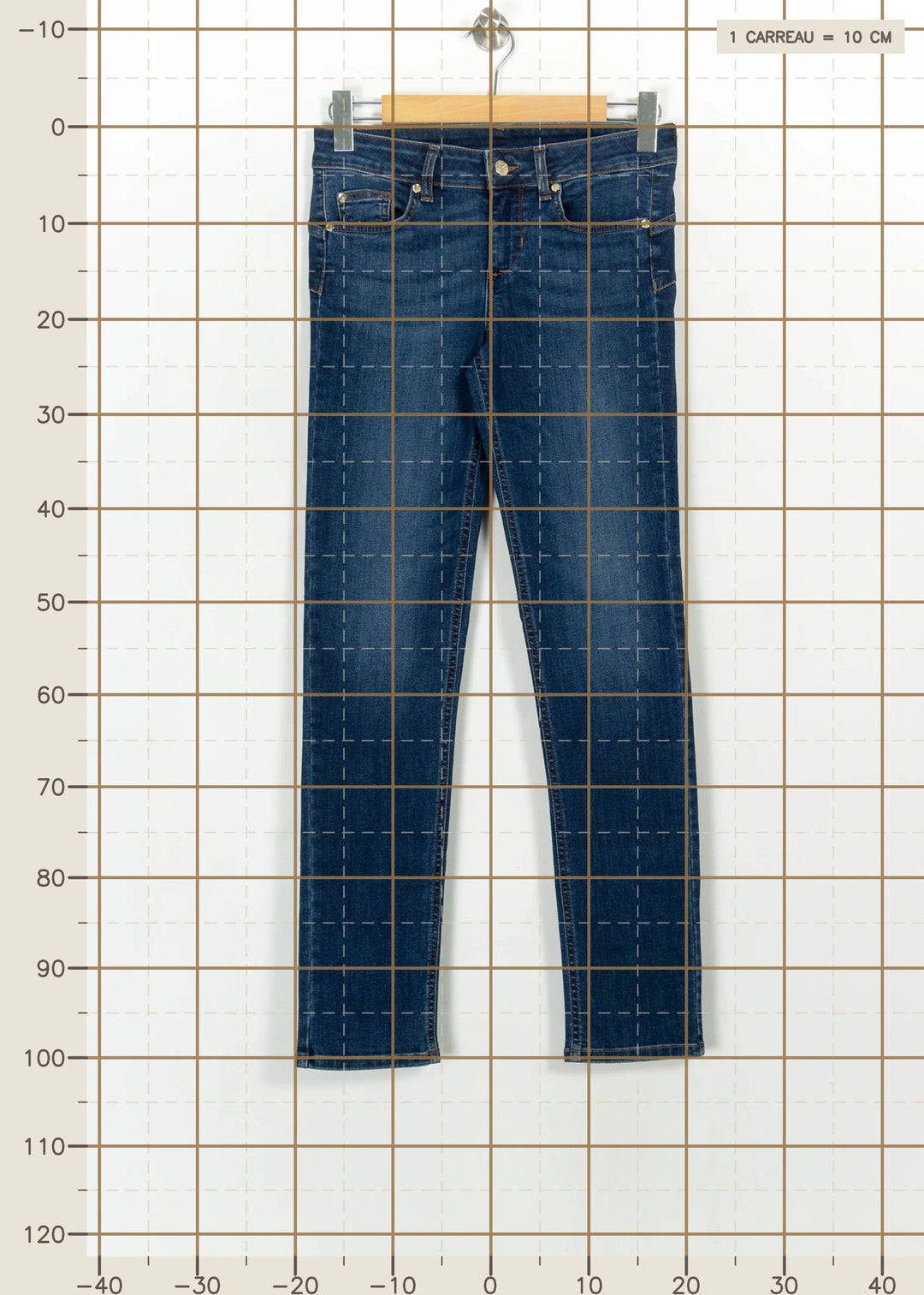 Jean Skinny Bleu - Taille M/38 de la marque Liu Jo | PARAD114124 - Vendu par Paradigme - Image 4