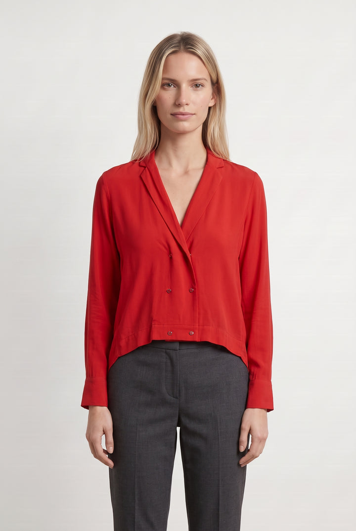 Chemisier Rouge - Taille XS/34