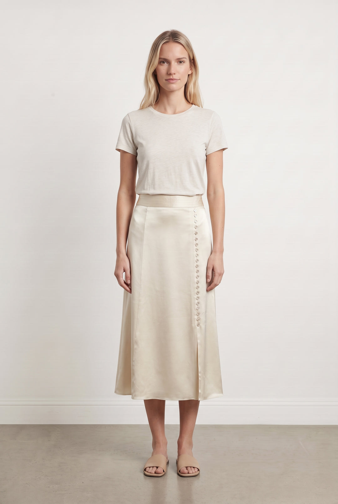 Jupe Beige - Taille M/38