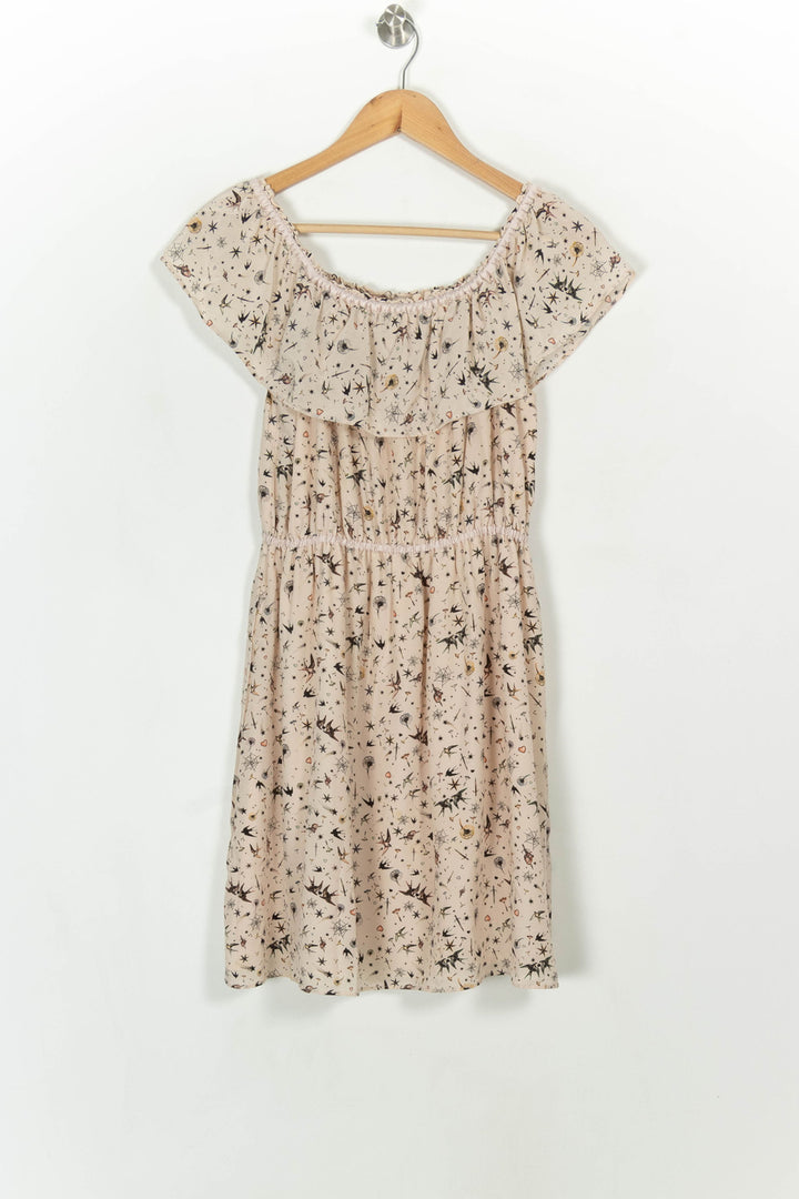 Robe Courte Beige - Taille S/36