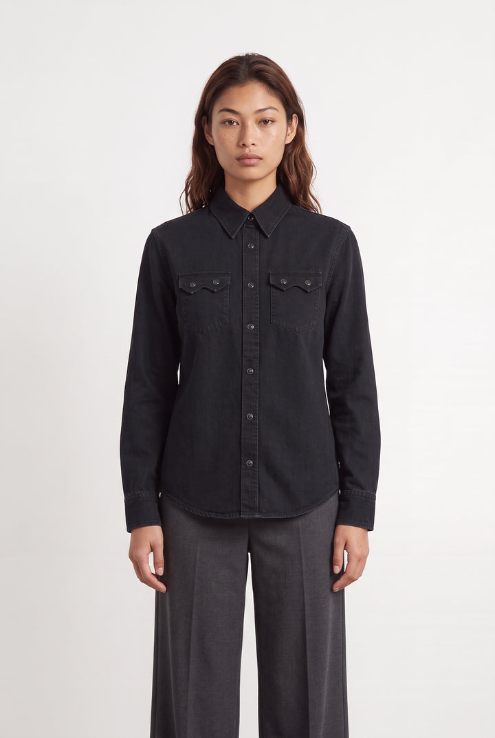 Chemisier Noire - Taille S/36