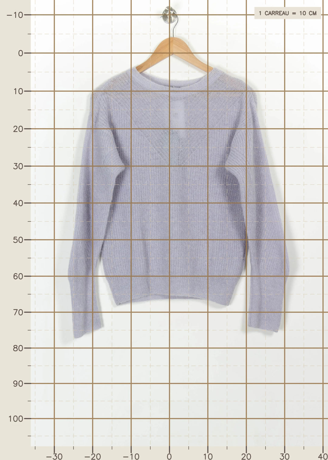 Pull Bleu - Taille S/36 de la marque Caroll | PARAD114362 - Vendu par Paradigme - Image 4
