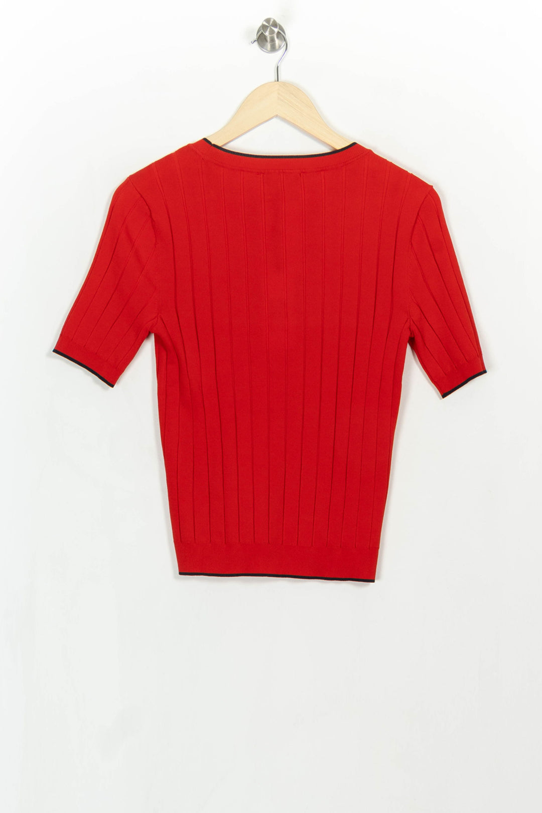 Pull Rouge et Noir - Taille S/36 de la marque Caroll | PARAD114368 - Vendu par Paradigme - Image 5