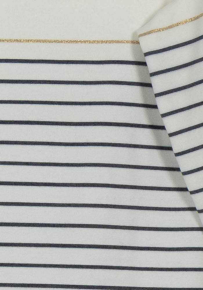 Marinière Blanche et Bleue - Taille S/36 de la marque Caroll | PARAD114369 - Vendu par Paradigme - Image 3