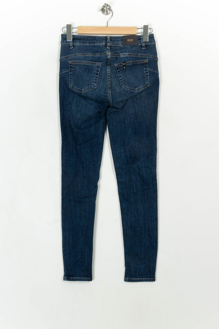 Jean Slim Bleu - Taille M/38 de la marque Liu Jo | PARAD114372 - Vendu par Paradigme - Image 5