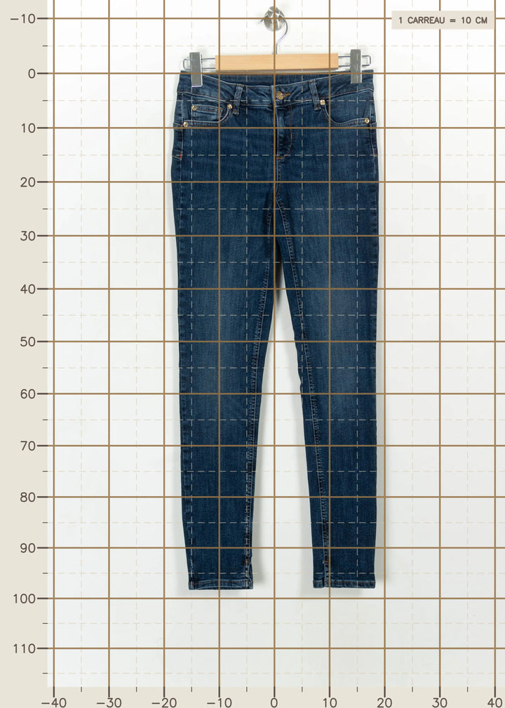 Jean Slim Bleu - Taille M/38 de la marque Liu Jo | PARAD114372 - Vendu par Paradigme - Image 4