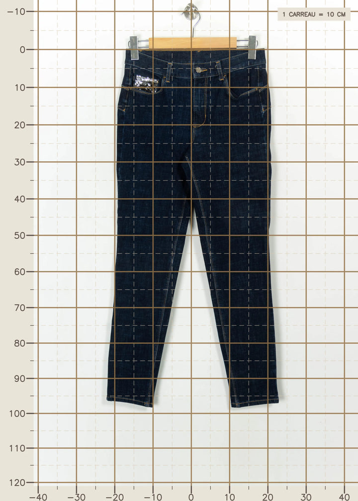 Jean Bleu - Taille M/38 de la marque Liu Jo | PARAD114376 - Vendu par Paradigme - Image 4