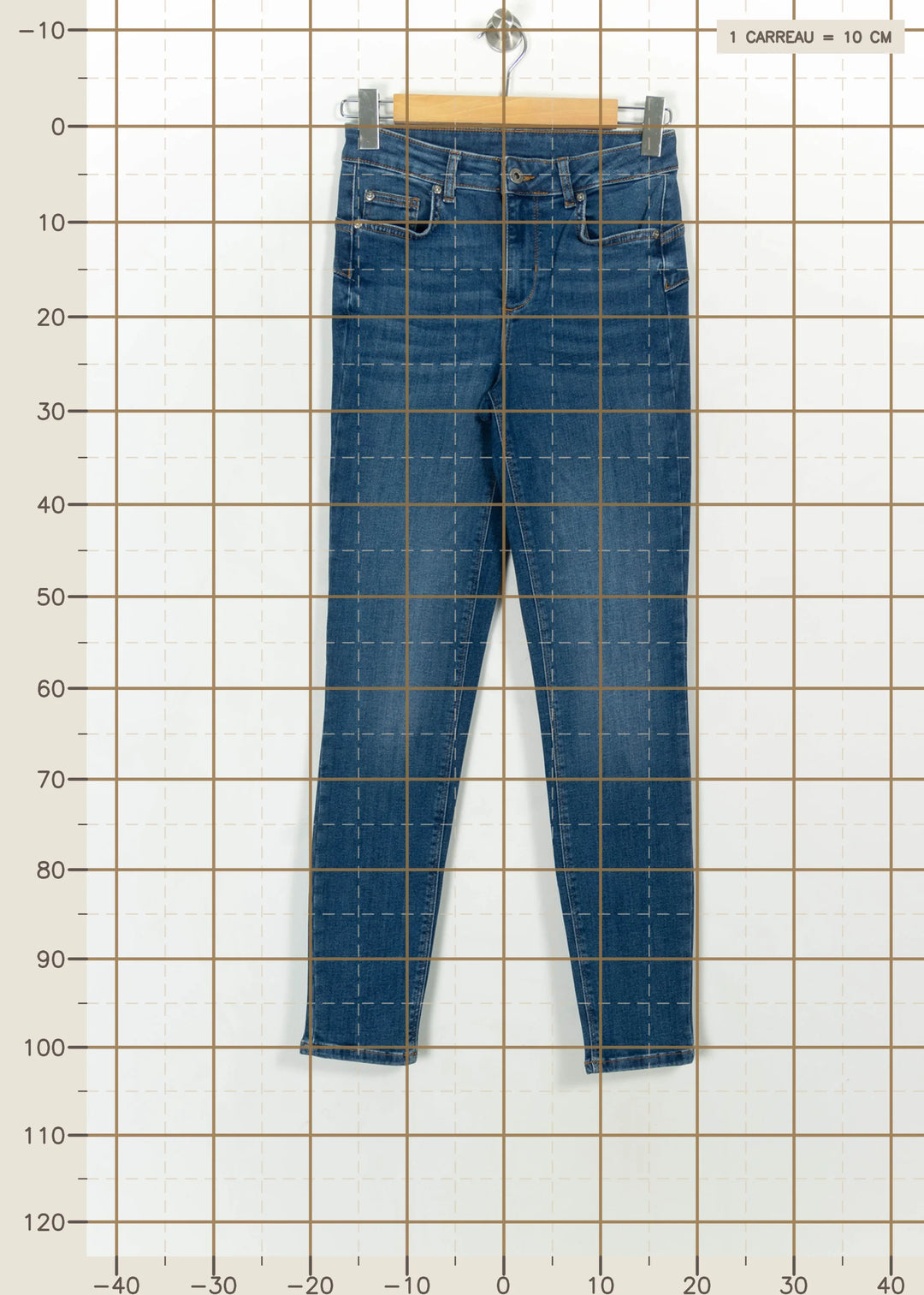 Jean Skinny Bleu - Taille M/38 de la marque Liu Jo | PARAD114377 - Vendu par Paradigme - Image 4