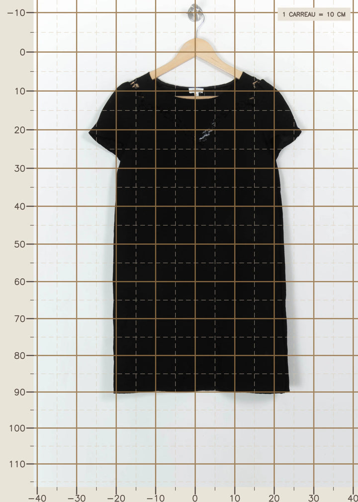 Robe Noire - Taille S/36 de la marque Pablo | PARAD114378 - Vendu par Paradigme - Image 4