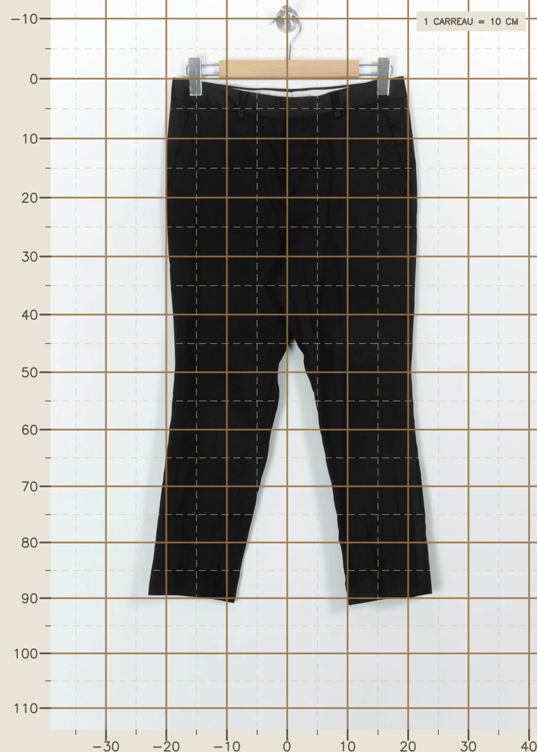 Pantalon Noir - Taille M/38 de la marque Chloé Stora | PARAD114379 - Vendu par Paradigme - Image 4