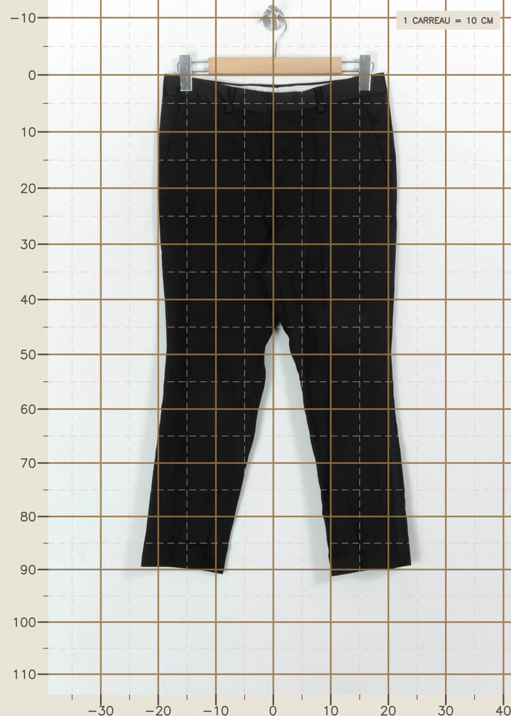 Pantalon Noir - Taille M/38 de la marque Chloé Stora | PARAD114379 - Vendu par Paradigme - Image 4