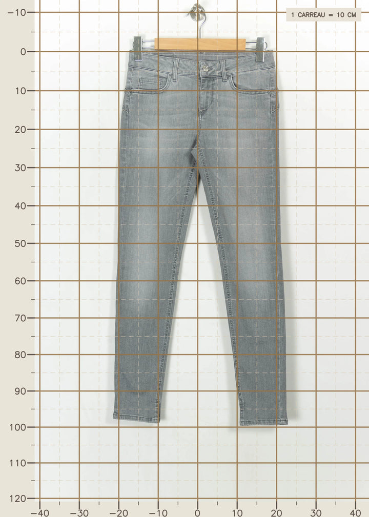 Jean Gris - Taille M/38 de la marque Liu Jo | PARAD114380 - Vendu par Paradigme - Image 4