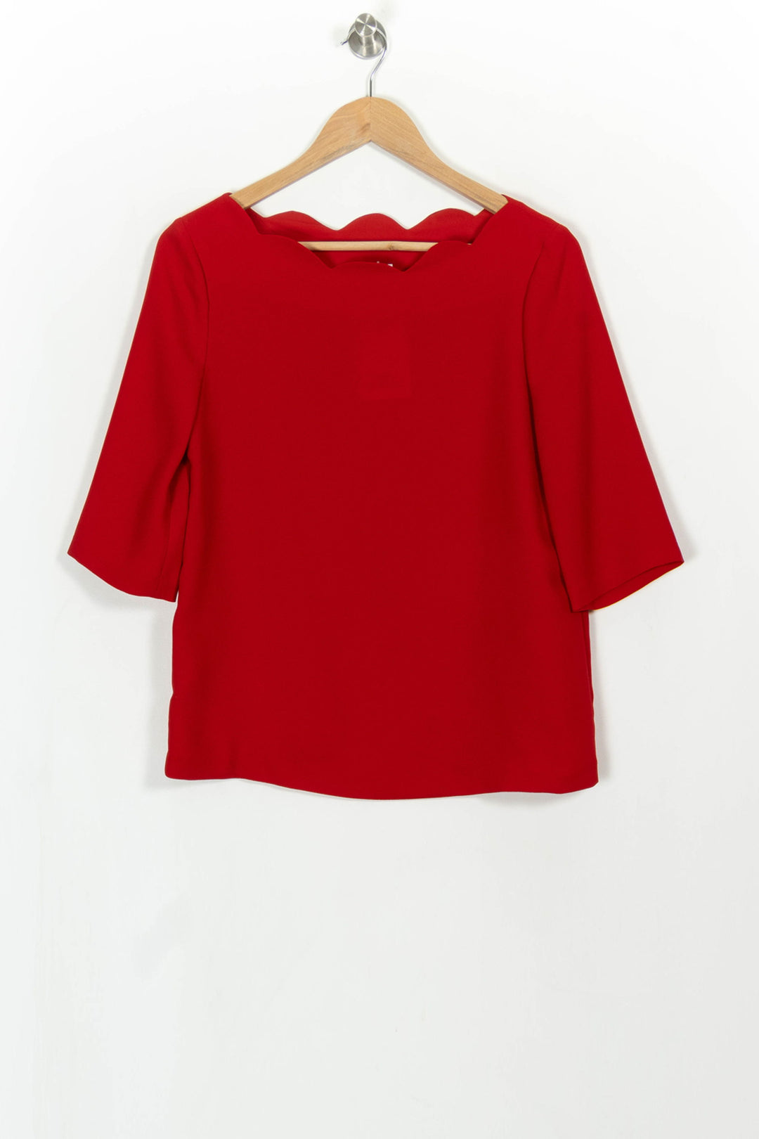Blouse Rouge - Taille M/38 de la marque Claudie Pierlot | PARAD114382 - Vendu par Paradigme - Image 2