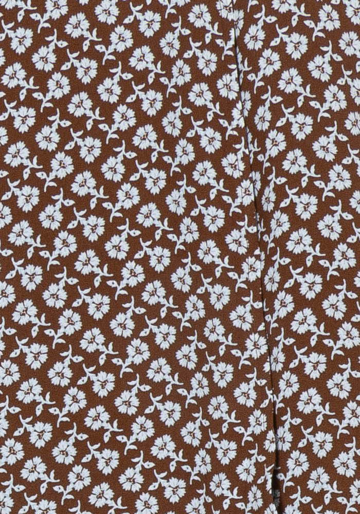 Jupe Fleurie Marron et Blanche - Taille S/36 de la marque Comptoir des Cotonniers | PARAD114386 - Vendu par Paradigme - Image 3