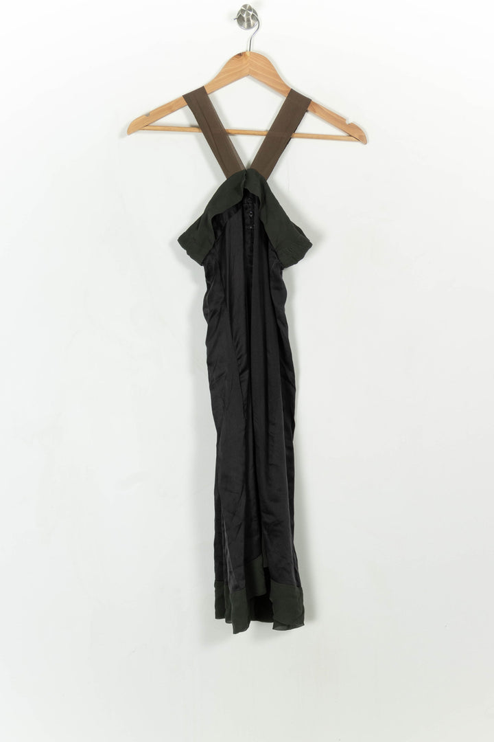 Robe Midi Noire et Verte - Taille XS/34 de la marque Kookai | PARAD114388 - Vendu par Paradigme - Image 5