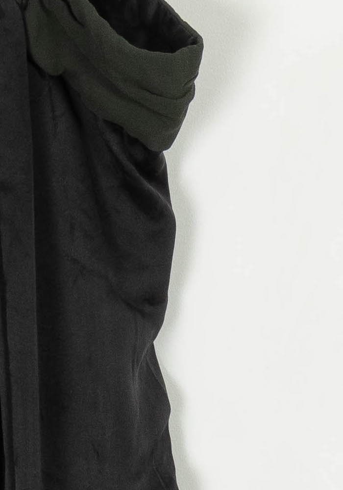 Robe Midi Noire et Verte - Taille XS/34 de la marque Kookai | PARAD114388 - Vendu par Paradigme - Image 3