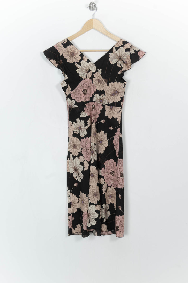 Robe Midi Noire et Beige - Taille S/36 de la marque Kookai | PARAD114390 - Vendu par Paradigme - Image 5