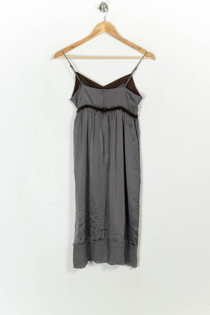 Robe Midi Noire et Grise - Taille S/36 de la marque Kookai | PARAD114392 - Vendu par Paradigme - Image 5