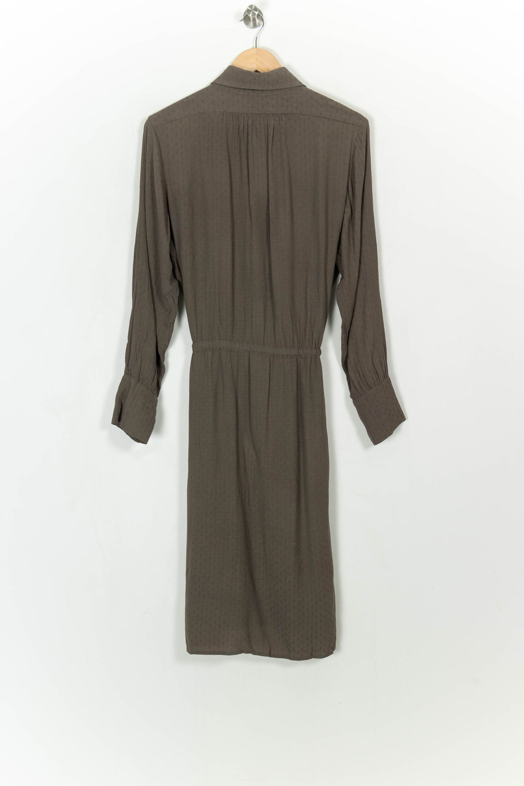 Robe chemise midi Marron - Taille M/38 de la marque Humanoid | PARAD114393 - Vendu par Paradigme - Image 5