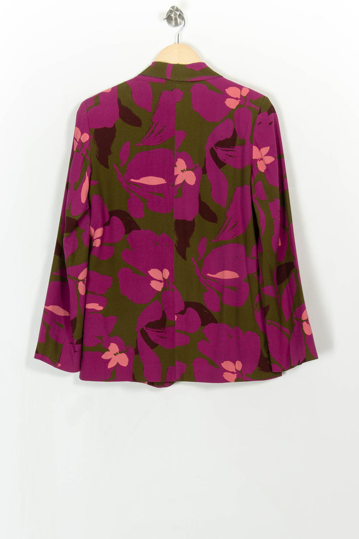 Blazer Vert et Fuchsia - Taille S/36 de la marque Caroll | PARAD114395 - Vendu par Paradigme - Image 5