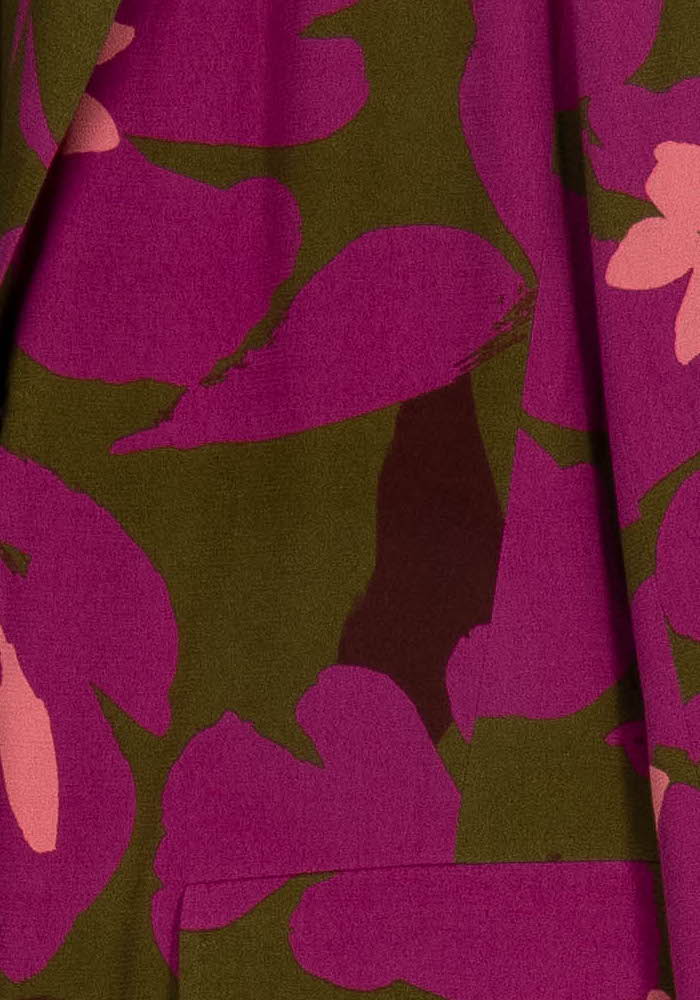 Blazer Vert et Fuchsia - Taille S/36 de la marque Caroll | PARAD114395 - Vendu par Paradigme - Image 3