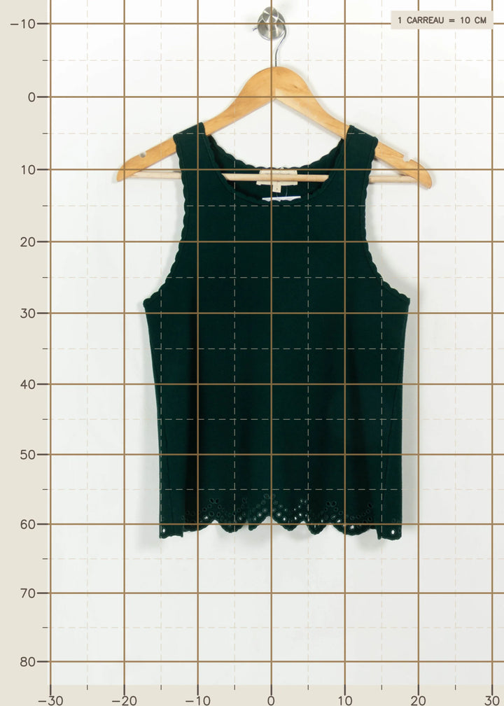 Débardeur Vert - Taille S/36 de la marque Sézane | PARAD114398 - Vendu par Paradigme - Image 4